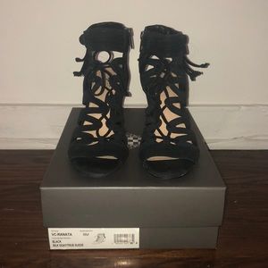 Vince Camuto strappy block heels